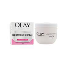 Olay 保濕面霜 100g | 輕盈不油膩配方 | 立即補水舒緩乾肌 | 減少細紋與皺紋外觀 - 100g - 查看 1