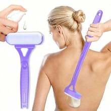 Back Lotion Applicator - Sunscreen - Moisturizer - Foldable Long Handle Roller Back Applicator - Curved Body Lotion Applicator Tool - Multicolor - View 1