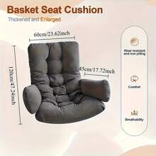 Single Person Swing And Balcony/Garden Cushion (Only Displaying The Cushion, Not Including The Swing Itself) - one-size - View 6