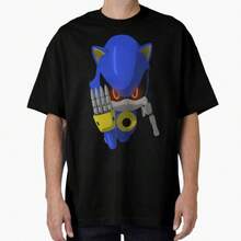 Metal  Emerges, Camisetas con Estampados, Ropa Casual Cómoda para Exteriores, Lavable a Máquina - Negro - Ver 1