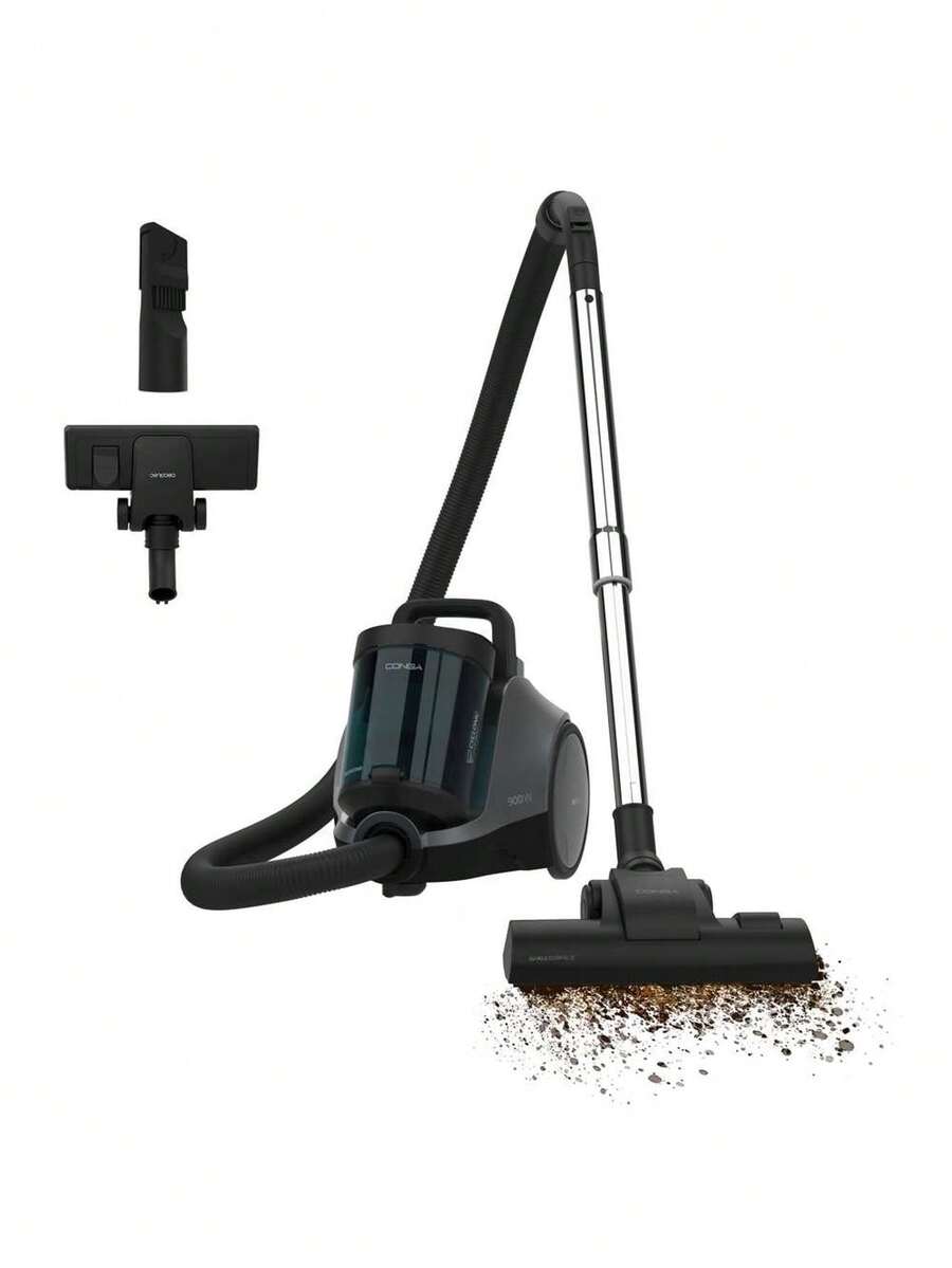 Aspirapolvere a Traino Cecotec Conga Rockstar Cyclonic Pro, Senza Sacchetto, 2,5L, 900W, Potenza di Aspirazione 19Kpa, Pulizia Efficace su Ogni Superficie, Ideale per Rimuovere Polvere e Sporco da Tappeti e Angoli Difficili, Multicolore, Regolatore di Potenza per Controllo Ottimale - Multicolore - Visualizzare 1