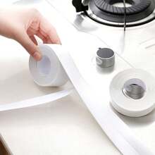 Silicone Kitchen & Bathroom Waterproof Tape, Kitchen Seam Sealing Strip, Transparent Waterproof Strip, Bathroom Toilet Gap Corner Line Tape, Suitable For Sink Gaps, Durable Material, Suitable For Home And Restaurant - View 5