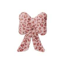 2 Pcs Car Neck Pillow Plush Bow Headrest Pillow Pink Leopard Seat Neck Support Accessories For Driving Travel - Pink - View 24