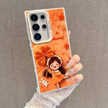 1 pieza | Funda con borde TPU suave y respaldo PET+PC. Diseño bonito, compatible con varios modelos . Antirrayaduras y tacto cómodo, combina con todo estilo. MXSXCYK132 - CYK-WH-MXSXCYK132 - Ver 4