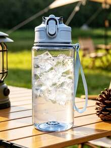 1件 500ml 個性化極簡水壺，可選姓氏首字母與姓名，可客製化名稱與 Logo，塑料飲水杯，手洗，輕量圓形，適合跑步與運動、開學第一天、返校禮物、派對、旅行、學校水壺，生日、畢業禮物，適合男孩、女孩、青少年 - 無色 - 查看 13