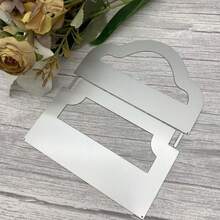 Juego de troqueles de bolsillo cosido con etiqueta, troqueles de metal para hacer tarjetas, etiquetas de regalo, diarios y planificadores, manualidades de papel, scrapbooking - plata - Ver 4
