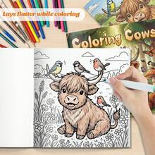 Libro de práctica de colorear de escenas de animales, múltiples temas disponibles, con páginas planas, áreas de coloreado guiadas e ilustraciones estilo historia, para desarrollar la atención, la observación y la expresión creativa en el aprendizaje diario - Práctica de colorear - Ver 7