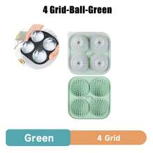 3D Large Ice Ball Silicone Mold 2-In-1 Funnel Top, Suitable For Whiskey, Cocktails And Baking, Also For Easter And Holiday Decoration, 2.4 Inch Spherical - 彩色 - 查看 10