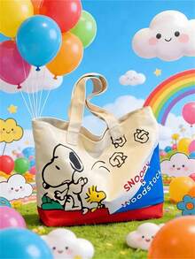 1pc Snoopy Waterproof Makeup Bag Travel Cosmetic Organizer Back To School/Birthday/Holiday Gift - View 2