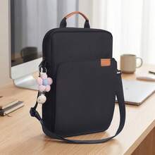 DANYCASE 平板電腦收納包手提包 11" 13" 適用 11 A16 10代 Air 5代 4代 10.9 9代 8代 7代 10.2 Pro 11 12.9 13，Kindle 鍵盤書套袋，筆電包 - 黑色 - 查看 2