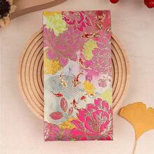 4/12/24pcs Floral Envelopes Fish Jumping Over Dragon Gate Red Envelopes Random Colors Premium Red Envelopes Red Packet Bags, Hong Bao Thank You Cards, Lucky Money Pouches, Business Occasions Gifts Wedding Celebration Birthday Meeting Gift Money Envelopes, Reward Money Envelopes, Creative Red Envelopes Li Xi Envelopes Red Packet Bags Suitable For Weddings Festivals Red Envelopes For Elders - Multicolor - View 9