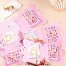 Princess Sticker Makeup Bag Girls Sticker Handmade DIY Quiet Book Decoration Stickers Rhinestone Princess Makeup Set Girls Princess Makeup Bag Painting Kit Creative Toy - Multicolor - View 5
