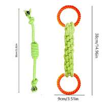 1 pieza/2 piezas Juguete de cuerda para perro de color aleatorio, diseñado para la limpieza de dientes y el juego al aire libre de mascotas, adecuado para cualquier raza y tamaño de perro, duradero y perfecto para juegos interactivos, juguete favorito para perros - Multicolor - Ver 13