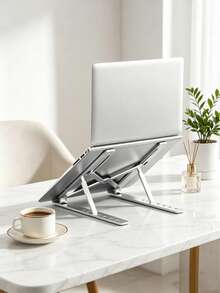 Foldable Portable Laptop Tablet Phone Stand With Expandable Phone Holder Adjustable Cooling Stand - Random Color/upgrade - View 4