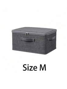 Foldable Storage Box With Lid Large Capacity Clothing Storage Bag For Clothes Bedding Textiles & Household Moving & Travel Storage Basket Portable Closet Clothing Storage Container Under The Bed Closet Organizer Room Decor Home Decor Travel Essential - Grey - View 16