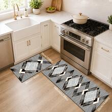 1pc, Home Decor, Pattern Printed Floor Mat, Diatomaceous Earth Kitchen Rug, Kitchen Mat, Floor Mat, Easy To Clean, Printed Rectangular, Suitable For Living Room, Bedroom, Hallway, Bathroom, Laundry Room - Polyester Carpet, Suitable For Indoor And Outdoor Home Decor - Multicolor - View 15