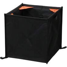 Arborist Throw Line Storage Cube, Portable Climbing Rope Organizer, Collapsible Throw Line For Tree Work Nylon Bag, Handcrafted Arborist Equipment - Black - View 7