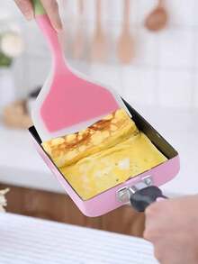 3/2/1pc Non-Scratch Wide Silicone Spatula, Heat-Resistant Non-Stick Pan Turner, Macaron Color-Block Long Handle, Anti-Slip Comfortable Grip With Hanging Hole For Easy Storage, One-Piece Silicone Material, Odorless, Soft Head For Enamel And Flat Bottom Pans, Suitable For Searing Steak, Pancakes, Tamagoyaki, Hand-Torn Pancakes, Multi-Functional Kitchen Cooking Tool, Colorful Silicone Cooking Spatula, Heat-Resistant Easy-To-Clean Home Kitchen Utensil - Multicolor - View 9
