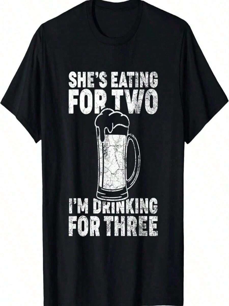 Plus Sizes - Plus Sizes - Women's Elegant Casual Crew Neck T-Shirt With Colorful And Fun Print For Spring - Black28 - View 1