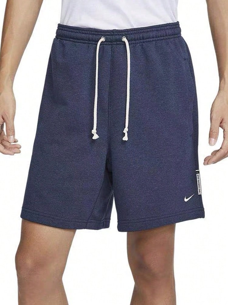 Pantalones cortos de baloncesto Nike Dri-FIT Standard Issue transpirables de secado rápido, de color liso, cómodos y versátiles, para hombre, color azul. - obsidiana - Ver 1