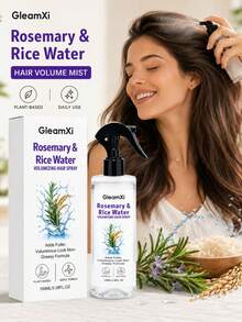 100ml Rosemary Rice Water Hair Mist, Nourishes Roots To Ends, Smooth & Flowing Hair, Refreshing Scent, Rosemary Rice Essential Oil, Gentle Ingredients, Relaxing & Energizing, Suitable For Office & Home - Multi Scents - View 9