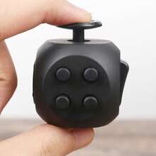 Fidget Toy Stress Relief Dice Anti Stress Cube Toys ABS Soft Silicone Material For Play During Leisure Time Holiday Gifts - Multicolor - View 9