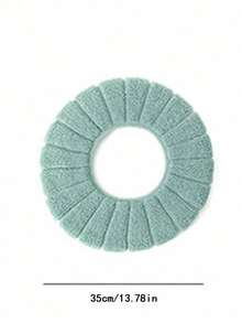 4/2/1pc Universal Thick Plush Toilet Seat Cover, Soft And Comfortable, Washable, Pumpkin Patterned Toilet Seat Cushion - Multicolor - View 10