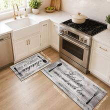 1pc Home Decor, Pattern Printed Floor Mat, Diatomaceous Earth Kitchen Rug, Kitchen Mat, Floor Mat, Easy To Clean, Printed Rectangular, Suitable For Living Room, Bedroom, Hallway, Bathroom, Laundry Room - Polyester Carpet, Suitable For Indoor And Outdoor Home Decor - Multicolor - View 9