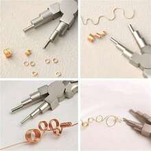 6-In-1 Wire Wrapping Pliers - High Quality, High Carbon Steel, Rust-Resistant, Wear-Resistant - Jewelry Making Tool Set, Suitable For DIY Beading And Repair - A - View 1