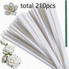 White Encrypted Pipe Cleaner Sticks, Creative Handmade DIY Party Decoration, Includes Iron Wire Buds, Suitable For Classroom Decoration, Office Supplies, World Cup Handmade Decoration, Home Decor, Graduation Gifts, Friends Gifts - Multicolor - View 13