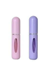 Mini 1/2/3/5 piezas Juego de Atomizador de Perfume de Viaje - Recargable, Botellas Vacías de Rociador de Colonia, Dispensador de Rociador Portátil Pequeño para Líquidos - Multicolor - Ver 26