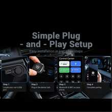 二合一无线 CarPlay 和 Android Auto 适配器，有线转无线转换器，即插即用，15 秒快速连接，自动重连，兼容原厂有线 CarPlay - A - 查看 7