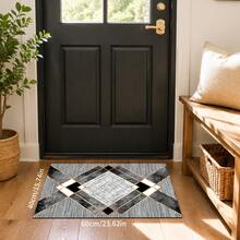 1pc, Home Decor, Pattern Printed Floor Mat, Diatomaceous Earth Kitchen Rug, Kitchen Mat, Floor Mat, Easy To Clean, Printed Rectangular, Suitable For Living Room, Bedroom, Hallway, Bathroom, Laundry Room - Polyester Carpet, Suitable For Indoor And Outdoor Home Decor - Multicolor - View 13