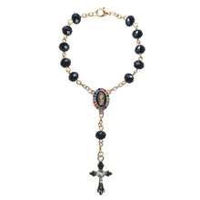 Car Rearview Mirror Hanging Ornament Pink Mini Cross Pendant Purple Religious Decoration Catholic Wedding Women's Accessory Car Interior Decor Religious Gift - Black-1pc - View 2