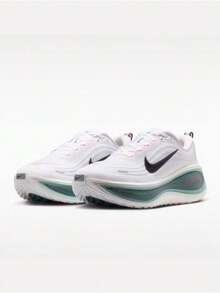 Nike Super Velour VOMERO PLUS Cushioning And Rebound Men's Road Running Shoes - White/Green - View 2