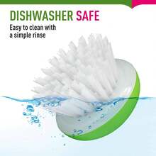 2 Pack Red & Green Silicone Top Vegetable Scrubber Set |   Ultra-Strong Bristles & Ergonomic Palm-Held Design For Potatoes Carrots Fruits |   Easy-Clean Dual-Use Produce Brush |   Essential Kitchen Gift For Healthy Cooking - 1 - View 7