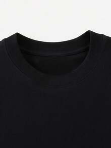 Men'S Classic Short-Sleeve T-Shirt With A  Minimalist Design Featuring A Number Print, Comfortable And Breathable, Perfect For Everyday Wear - 白色 - 查看 10