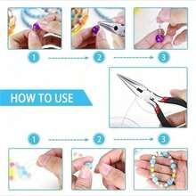 1/3/8pcs Jewelry Making Tools, Jewelry Pliers, Jump Ring Opener, Awl, Ruler, Ring Mandrel, Tweezers, For Jewelry Repair And Jewelry Making, Optional - G4 - View 5
