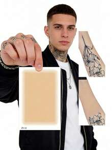 20/30/50pcs Tattoo Cover Stickers, Fragrance-Free, Transparent, Waterproof, Lightweight, Natural Appearance, No Battery Or Power Required, Portable Bandage Accessories, Suitable For Summer Travel, Tattoo Coverage, Travel, Travel Essentials, Bedroom, Vacation Accessories, Miscellaneous - Multicolor - View 5