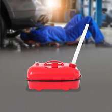 Fuel Tank Container Can With Handle And Fueling Pipe For Outdoor Power Supply Vehicles Go Karts And Industrial Use 10L/20L Capacity Stable Floorstanding Design Red - 10L - 查看 3