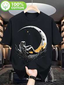 Ropa de vacaciones para mujer.Este T La camisa está hecha de100%Hecho de puro algodón,La tela es suave y transpirable.,Suave al tacto,Ligeramente elástico,Cómodo para usar durante todo el día.. - Negro - Ver 1