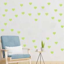 Fluorescent Switch Wall Sticker - Heart-Shaped Glowing Sticker, Suitable For Bedroom, Entryway, Living Room And Hallway - Peel And Stick Wall Decor, Suitable For Apartment And Home - Easy To Apply And Remove - A - View 3