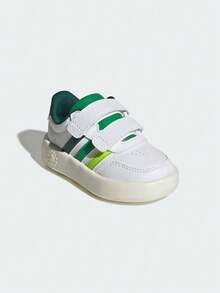 Adidas Zapatillas de entrenamiento para niños pequeños BREAKNET 3.0 CF I de caña baja KJ9555 - Blanco - Ver 3