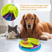 3 Layer Maze Slow Feeder Dog Bowl, Interactive Puzzle Feeding Tray To Slow Down Eating Prevent Bloating & Obesity - 300ml - View 10