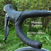 Mamba Texture Road Bike Handlebar Grips With Anti-Slip Wrap For Drop Handlebars - Durable Colored Cycling Accessories - Multicolor - View 3