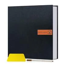 Minimalistiskt stort självhäftande fotoalbum 4x6 5x7 8x10 scrapbook, stor kapacitet, DIY-fotobok, present till mamma, familj och bröllop, metallpenna och plastskiva - Flerfärgad - Visa 11