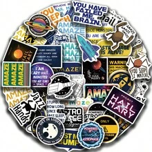 SCXXBSW 50pcs Rescue Plan Stickers, Cool Anime Decorative Stickers, Classic Gift Decorations, Value Pack, Cute Cartoon Stickers, Waterproof And Durable, Phone Case Decoration Stickers, Can Be Applied To Laptops, Top Choice Gift For The Holidays - Multicolor - View 10