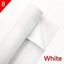 Pegatina de pared de ante sintético autoadhesiva fina, rollo de papel tapiz de tela de terciopelo ligero con adhesivo, adecuado para renovación de muebles, reparación de sofás, interior de automóviles, cajones, forro de cajas de joyas, zapatos, bolsos, decoración de paredes y manualidades DIY - A - Ver 18