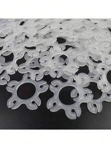100/50/20/10pcs New Latex Balloon Sealing Clip, Balloon Arch Clip, V-Shaped Balloon Clip, Wedding Balloon Clip, Party Balloon Clip, Mini Balloon Connector Clip, Used For Decorating Balloon Arch Column Bracket, Birthday Wedding Party Decoration - Multicolor - View 4