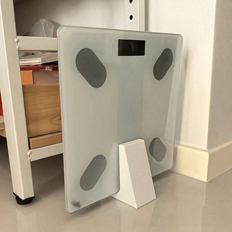 Electronic Scale Storage Rack, Body Fat Scale Desktop Storage Rack, Storage Rack, Weight Scale Stand, Weight Scale Storage, Floor-Standing - Completely Upgraded - View 1